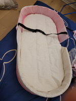 Люлька кроватка для новорожденных складная с москитной сеткой переносная детская для пеленания, сна и отдыха на природе и дома, Розовая #3, Наталия Р.