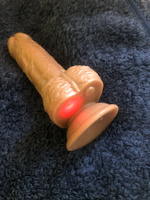 Фаллоимитатор вибратор для женщин 18,5 см на присоске реалистичный с подогревом и фрикциями, член резиновый, дилдо секс игрушки 18+ мастурбатор #41, Анна Л.
