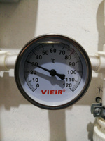 Термометр с гильзой Vieir YL18 1/2" х120*С #3, Евгений К.
