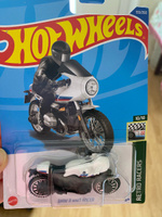 Машинка Мотоцикл Hot Wheels Металлическая BMW R nineT Racer Коллекционная #63, Лариса В.