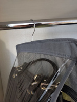 Органайзер для хранения вещей и сумок на 6 отделений; двусторонний подвесной органайзер в шкаф, серый #5, Timur D.