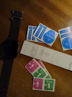 Гидрогелевая защитная плёнка (Глянцевая) для умных часов Apple Watch Ultra/Ultra 2/бронепленка самовосстанавливающееся эпл вотч ультра ультра2 #128, Александр Б.