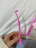 Зубная щетка Pesitro 1680 6 мм монопучковая, цвет: розовый #6, Фатима М.
