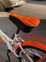 Чехол на седло велосипеда / Чехол на велосипедное седло, оранжевый #2, Елена П.