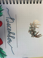 Декоративные новогодние наклейки для ежедневника, планера, творчества, скрапбукинга, набор из 102шт эстетичных стикера COZU WINTER #79, Анастасия О.