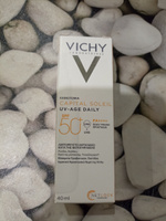 Vichy Capital Soleil UV-Age Daily Невесомый солнцезащитный крем-флюид для лица с пептидами и ниацинамидом против признаков фотостарения, SPF 50+, 40 мл #5, Юлия К.