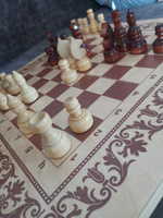 Шахматы шашки нарды карты Набор игр 4 в 1 доска деревянная 40 см #7, Татьяна Ш.
