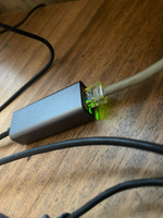 USB Hub Lan Adapter/ Сетевая карта USB / Ethernet адаптер сетевой/ RJ-45 переходник LAN Интернет 1000 Мбит/с #25, Даниил С.