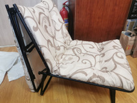 Раскладушка кресло-кровать OLSA Лира 195х65х39.5 см, нагрузка до 120 кг., матрас в комплекте #7, Анна П.