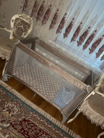 Манеж кровать детский CARRELLO BABY TILLY Rio+, 2 уровня, складной, 125х65 см, бежевый #25, Магомедов М.