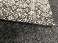 Коврик вырезной придверный icarpet ПРАКТИК антискользящий влаговпитывающий 100х150 серый #46, Irina I.