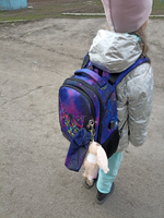 Рюкзак школьный для девочки подростка 17,2 л А4 с анатомической спинкой SkyName (СкайНейм), с пеналом и слотом USB #45, Светлана С.