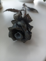 Кованый элемент цветок Роза маленькая из металла 1 шт #3, Александр Л.