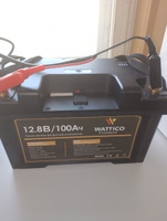 Тяговой аккумулятор 12V LiFePO4 WATTICO POWERBOAT 100Ач 1280Вт 20А для ИБП, спецтехники, кемпинга с возможностью заряда от солнечной панели #1, Илья Б.