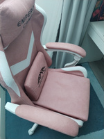 Компьютерное кресло Emperor Camp игровое детское с подножкой, стул школьный, геймерское игровое кресло, износостойкая кожа, розовый #95, Задохина Ирина