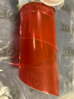 Антигравийная пленка на фары. Тонировка задних фонарей. Пленка для фар глянцевая - 30х97 см, цвет: красный #83, Ксения Т.