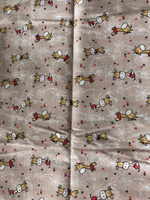 Комплект постельного белья Детский в кроватку (1 нав. 40х60) Хлопок, Бязь GALTEX Жирафы бежевый #128, Екатерина