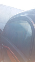 Шторки на передние двери в машину Лада Веста Lada Vesta + SW Kross PREMIUM ЗАТЕМНЕНИЕ 75% на встроенных магнитах, каркасная солнцезащитная сетка, съемная тонировка для окон в авто 2 шт #1, Александр В.