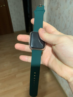 Ремешок для Apple Watch 38 mm, 40 mm, 41 mm силиконовый #3, Алена К.