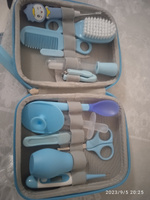 Гигиенический набор по уходу за новорожденным и малышом, 14 необходимых предметов, голубой, SL #3, Гулнора К.