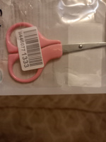 Ножницы детские маникюрные, от 0 месяцев, цвет розовый #8, Алла П.