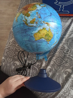 Глобус Земли Globen физический-политический, с LED-подсветкой, диаметр 25см. #56, Анастасия И.