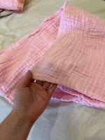Муслиновый плед полотенце детское 6 слоев для новорожденных 110х110 см хлопок 100%, одеяло в коляску, покрывало в кроватку #87, Никита Ш.