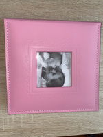 Фотоальбом Brauberg Cute Baby на 200 фото 10х15 см, под кожу, бумажные страницы, розовый #151, Венера Галиева