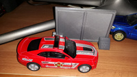 Машинка металлическая Kinsmart 1:38 Chevrolet Camaro 2014 Fire Fighter 5383DPRKT инерционная, двери открываются / Пожарная #10, Леонид