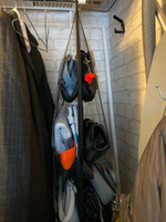 Органайзер для хранения вещей и сумок  на 6 отделений; двусторонний подвесной органайзер в шкаф, черный #8, Елена И.