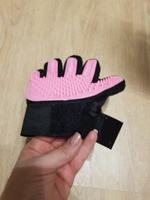 Перчатка для вычесывания шерсти кошек STEFAN, розовый, PMG-1201PNK #79, Яна Р.