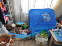 Палатка детская, 2в1, Домик и сухой Бассейн, размер 158x110x95, Акула, для мальчика девочки и малышей #116, Нэли С.