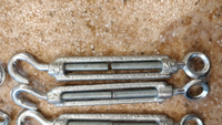 Талреп М 6 крюк - кольцо, оцинкованный / стяжка троса, набор  10 шт #4, Мингалиев Радик
