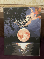 Картина по номерам 40х50 на холсте с подрамником "Лунная ночь" #9, Анастасия П.