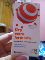 Dry extra forte 30% дезодорант, антиперспирант, роликовый, дезодорант женский, мужской, драй драй, на спиртовой основе Витатека 50мл #10, Марина К.