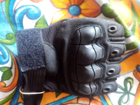 Перчатки тактические без пальцев / велосипедные перчатки /военные /защитные/велоперчатки/мотоперчатки #4, Гордей В.