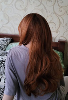 Парик для косплея Женский, натуральный термостойкий синтетический, парик рыжий с длинными волнистыми волосамиa #12, а а.