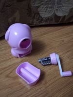 Точилка для карандашей механическая "SКV" Puppy розовая с автоподачей карандаша с контейнером #25, Кузьмин Андрей