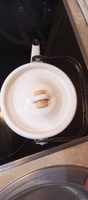 Чайник эмалированный для всех видов плит с крышкой Лысьвенские эмали 2 л Artichoke белый С-2710/4Рч #2, Олеся Р.