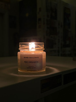 Ароматическая свеча с деревянным фитилем - Булочка с корицей #48, Варвара-София В.