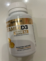 Витамин для укрепления иммунитета Д3 5000 МЕ 120 капсул vitamin D3 aTech Nutrition #101, Ольга И.
