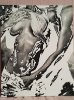 Картина по номерам Hobruk "Соблазн" на холсте на подрамнике 40х50, раскраска по номерам, девушка / люди #4, Наталия Л.