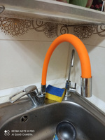 Смеситель для кухни оранжевый с гибким изливом Turdus 17K orange #42, Алексей Б.