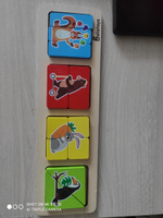 Рамка вкладыш для малышей деревянный пазл "Дикие животные" развивающая игрушка от 1 года Монтессори #9, Анастасия Ш.