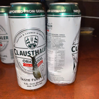 Пиво безалкогольное Clausthaler Original (Клаусталер), 0.5л.х 24 шт, ж/б #1, Алина Г.