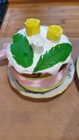 РОСДЕКОР / Мастика сахарная Зеленая, яблоко 500гр (Без ГМО) , украшение для торта и выпечки #44, Елена М.