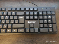Клавиатура для компьютера, ноутбука, пк Defender Next HB-440 RU, проводная, полноразмерная, черный #100, Джокер Александр