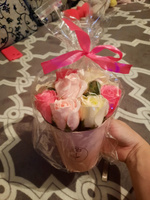 Букет из мыла, мыльных роз, подарок маме, цветы на 8 марта #50, Алла М.