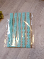 Кружево вязаное, шир 20 мм * уп 2,5 м цвет светло - зеленый для шитья, рукоделия и творчества #59, Евгения С.