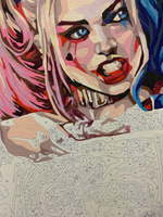 Картина по номерам на холсте на подрамнике 40х50 "Харли квинн" #53, Ирина Р.